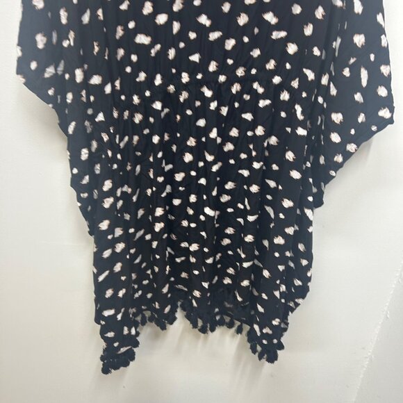 NWT Swim Cover-Up Dress Black & White Abstract Print By Cacique 22/24 - Picture 9 of 10